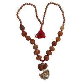 1 to 14 mukhi rudraksha mala with gauri shankar kantha